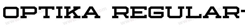 Optika Regular字体转换 Optika Regular字体转换